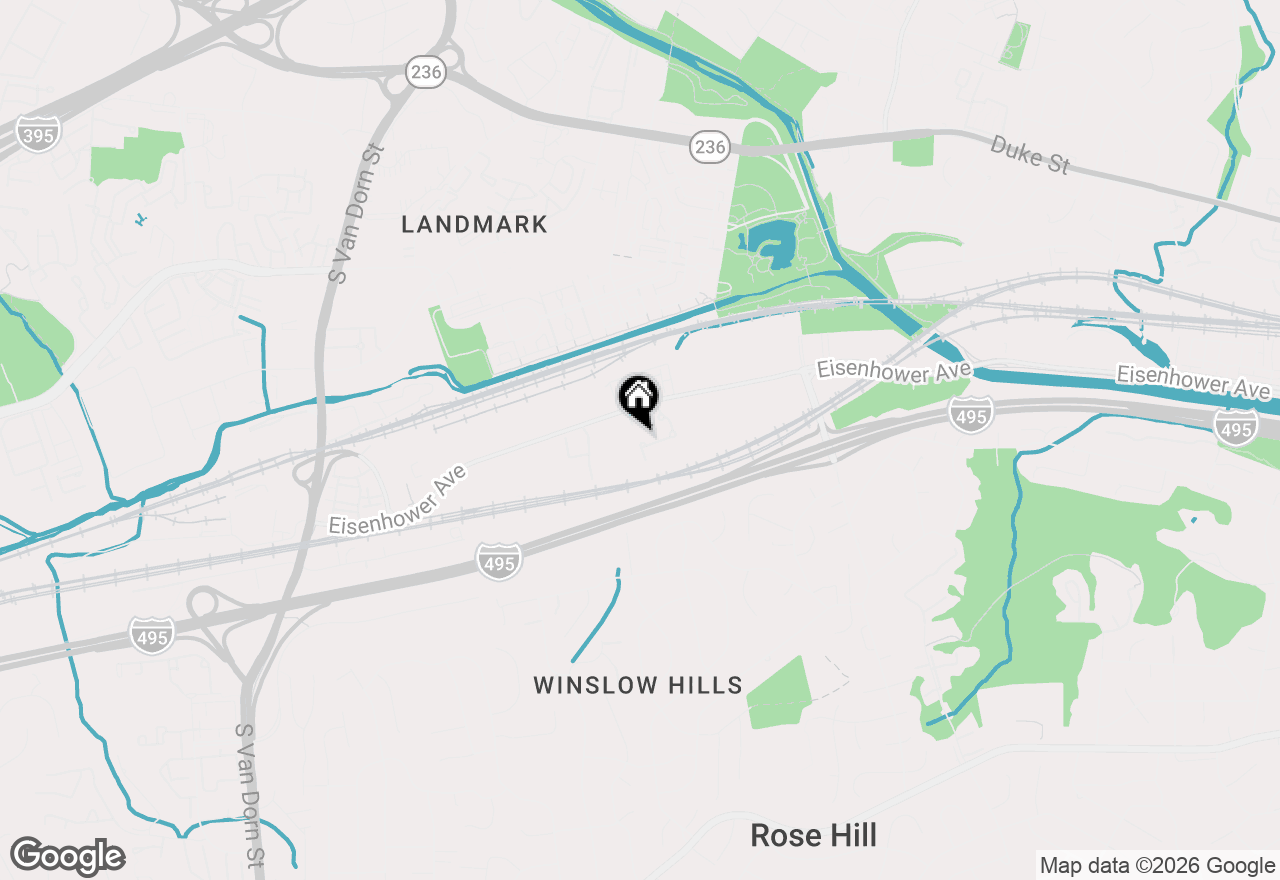 Map of 4860 Eisenhower Avenue #489, Alexandria, VA 22304