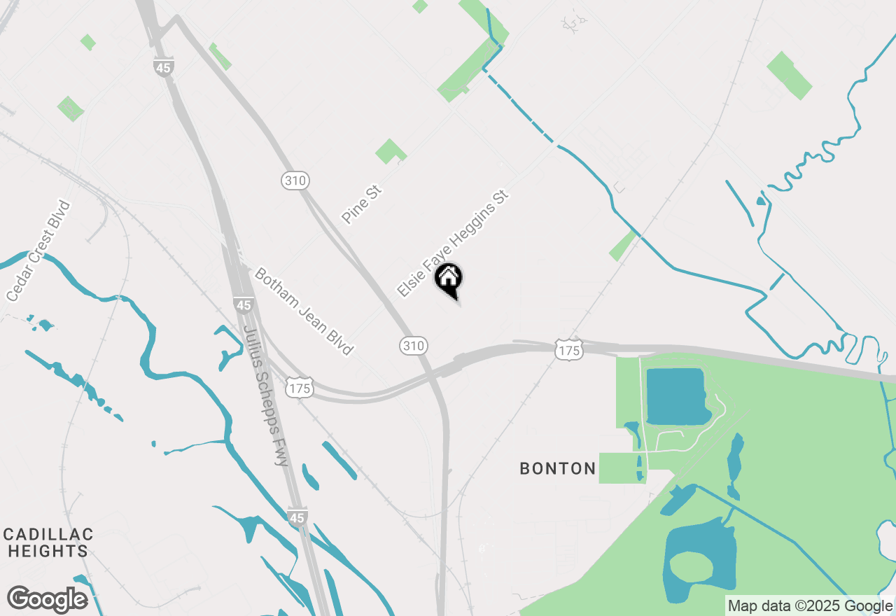 Map of 4918 Harwood Street, Dallas, TX 75215