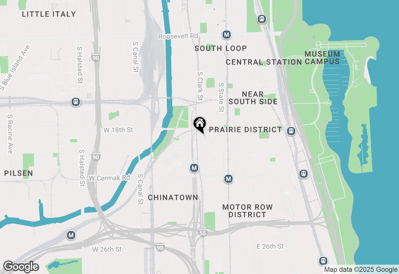 Map of 1812 S Clark Street #15, Chicago, IL 60616