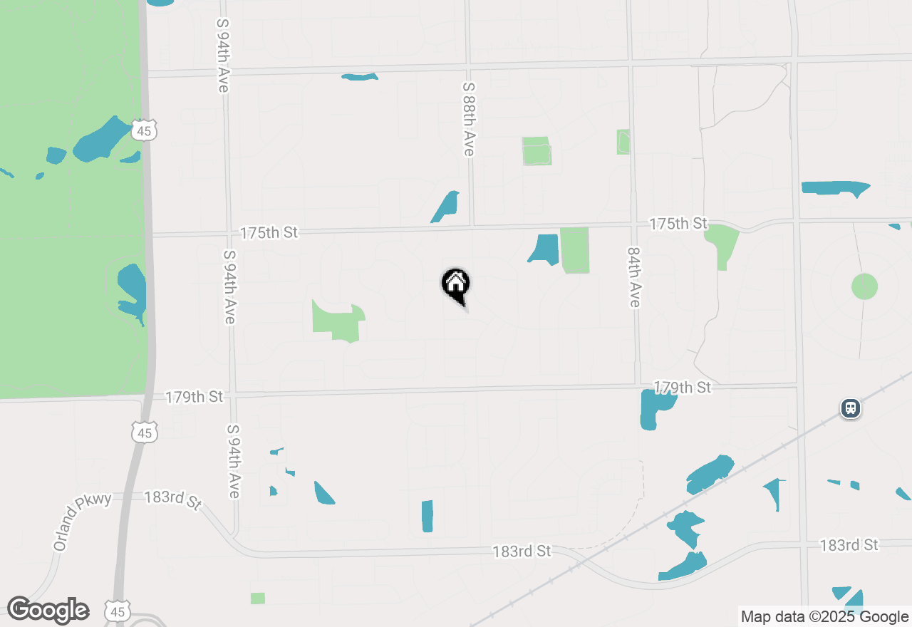 Map of 8836 Clifton Lane, Tinley Park, IL 60487