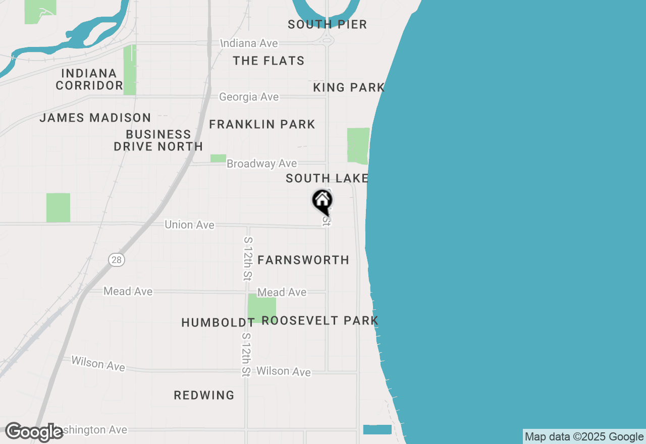 Map of 2016 S 8th St #2016/A, Sheboygan, WI 53081