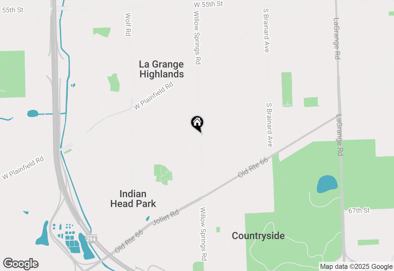 Map of 6221 Linden Lane, La Grange Highlands, IL 60525