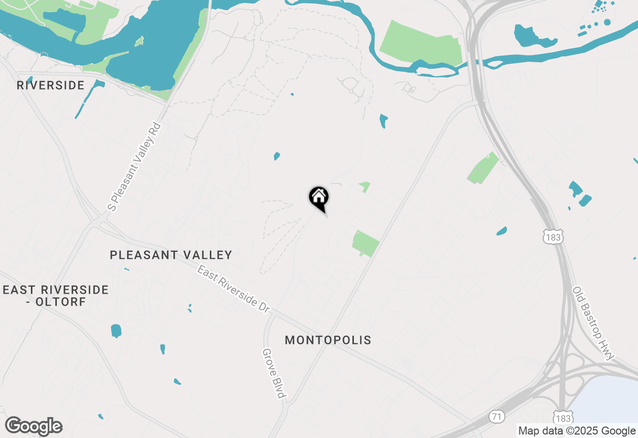 Map of 1201 Grove Blvd #1103, Austin, TX 78741