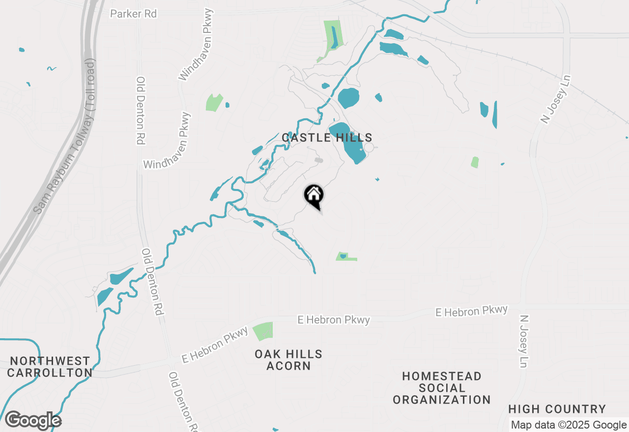 Map of 1157 King Mark Drive, Lewisville, TX 75056