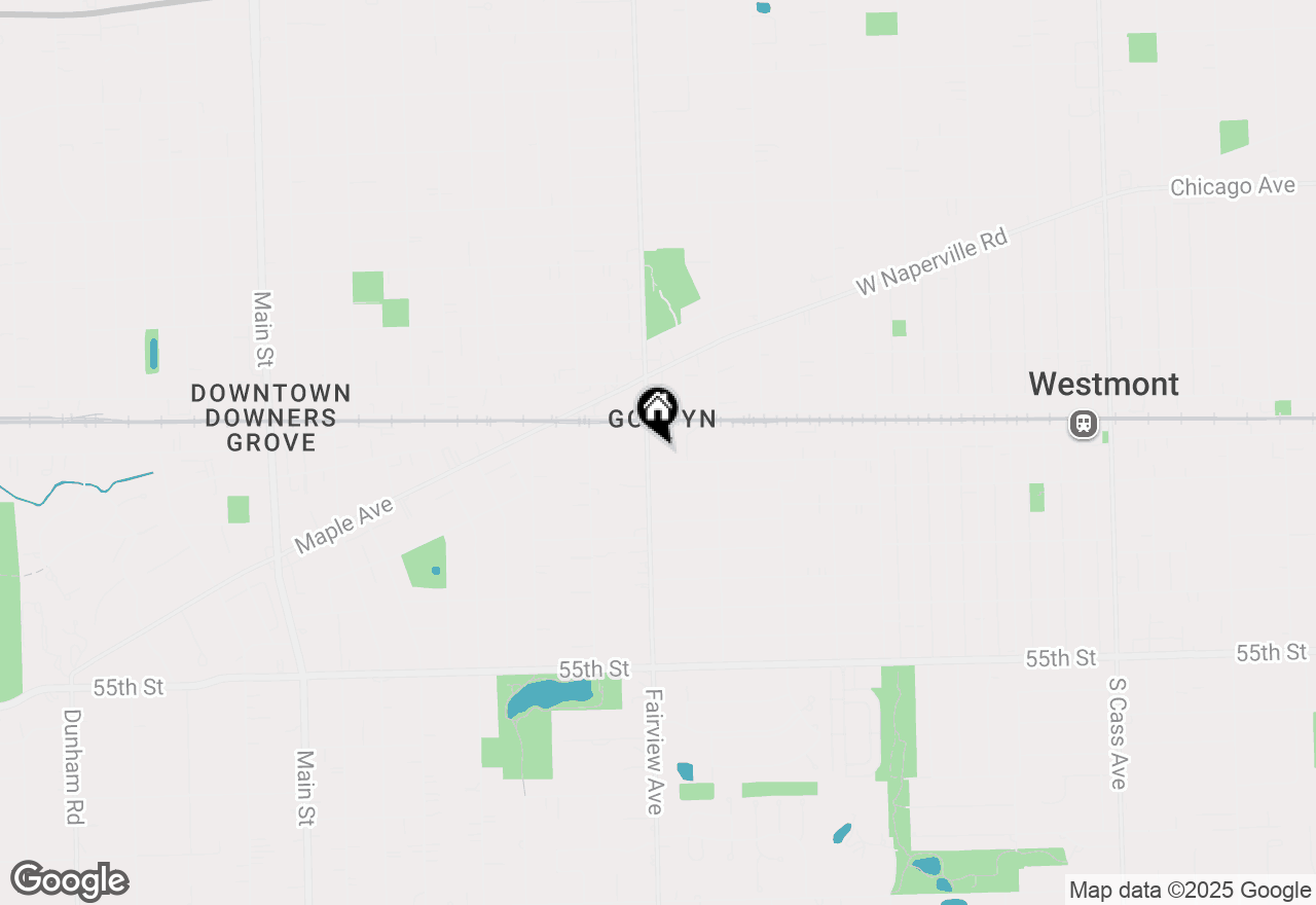 Map of 5117 Fairview Avenue #206, Downers Grove, IL 60515