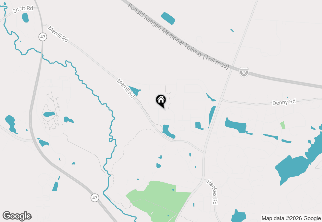 Map of 1753 Hannaford Drive, Sugar Grove, IL 60554