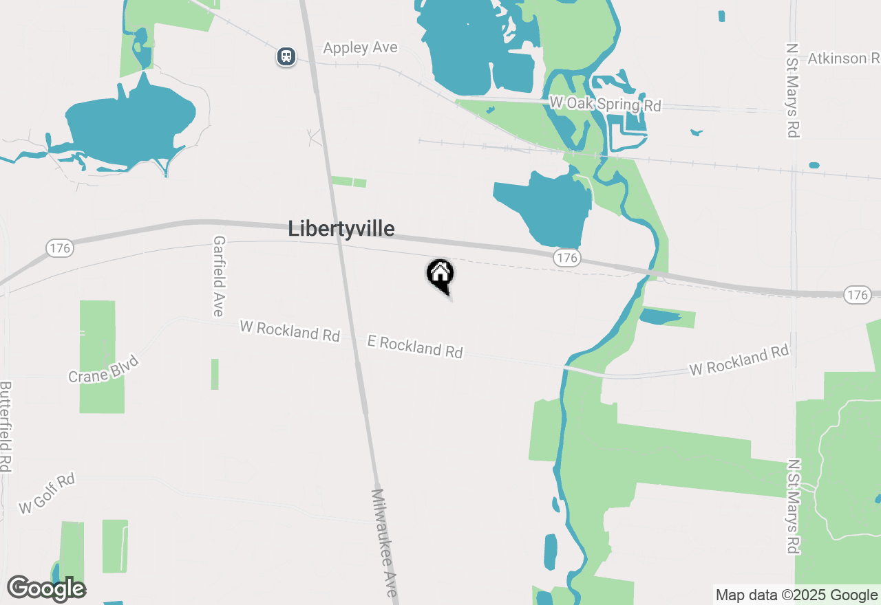 Map of 525 Meadow Lane, Libertyville, IL 60048