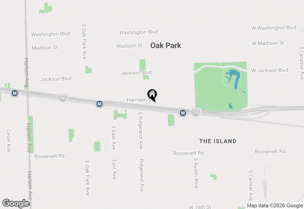Map of 919 S Highland Avenue, Oak Park, IL 60304