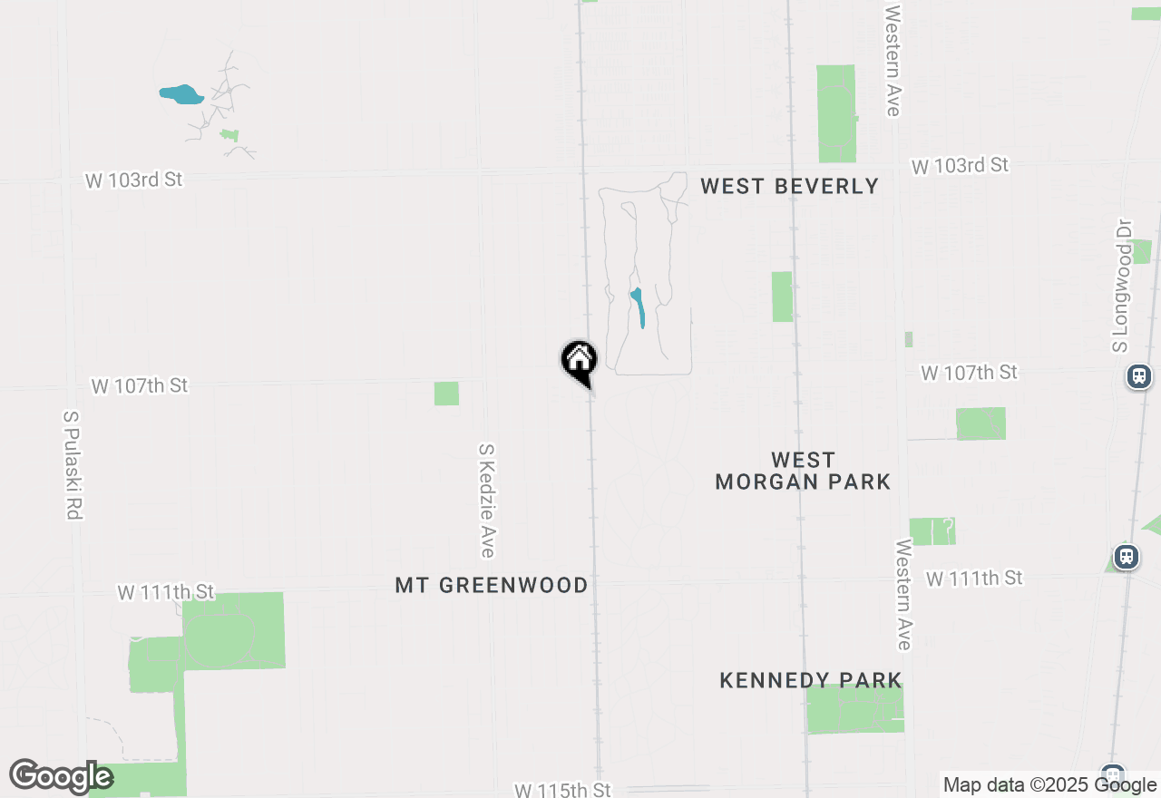 Map of 10726 S Sacramento Avenue, Chicago, IL 60655