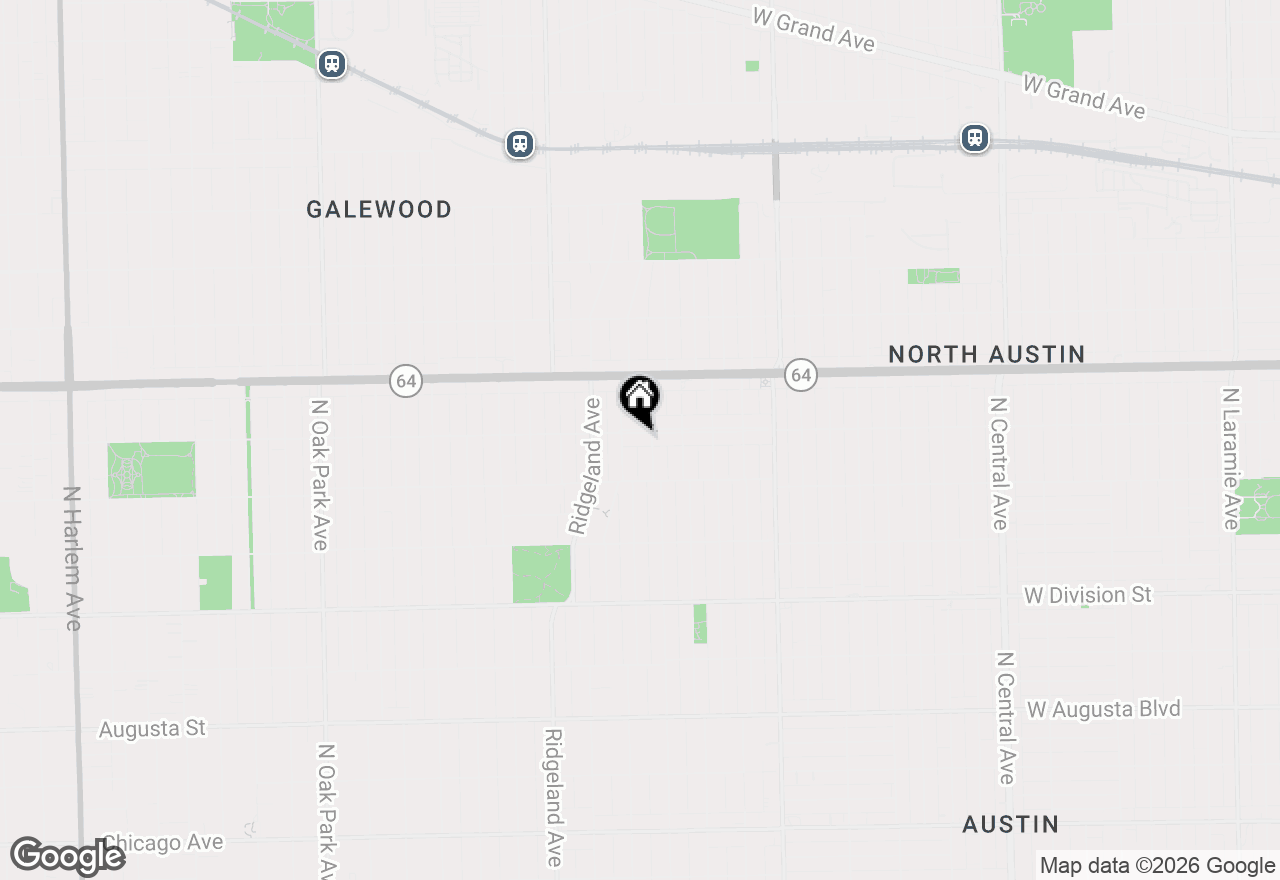 Map of 209 Le Moyne Parkway, Oak Park, IL 60302