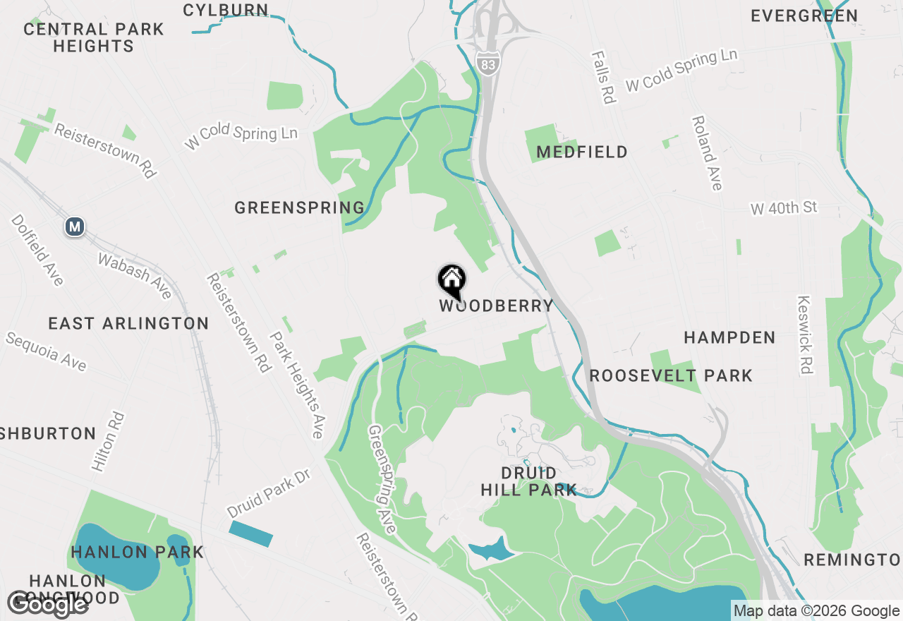 Map of 3627 Keystone Avenue, Baltimore, MD 21211