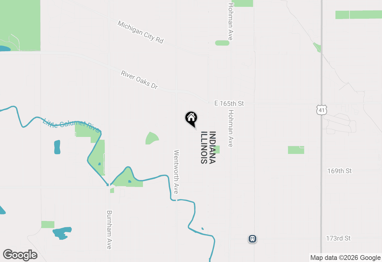 Map of 1428 Shirley Drive, Calumet City, IL 60409