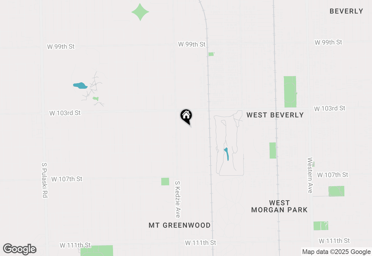 Map of 10401 S Troy Street, Chicago, IL 60655