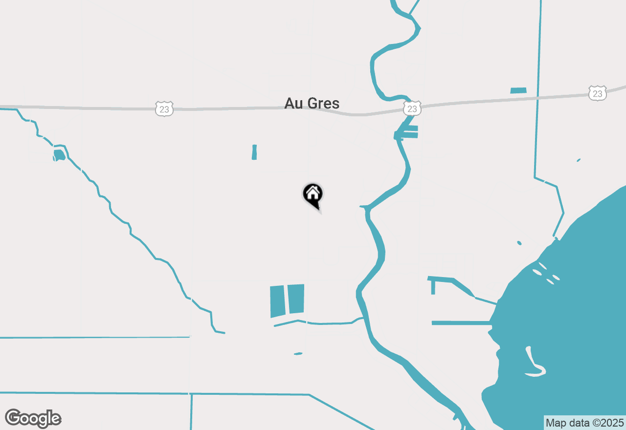 Map of 0 S Court Street, Au Gres, MI 48703