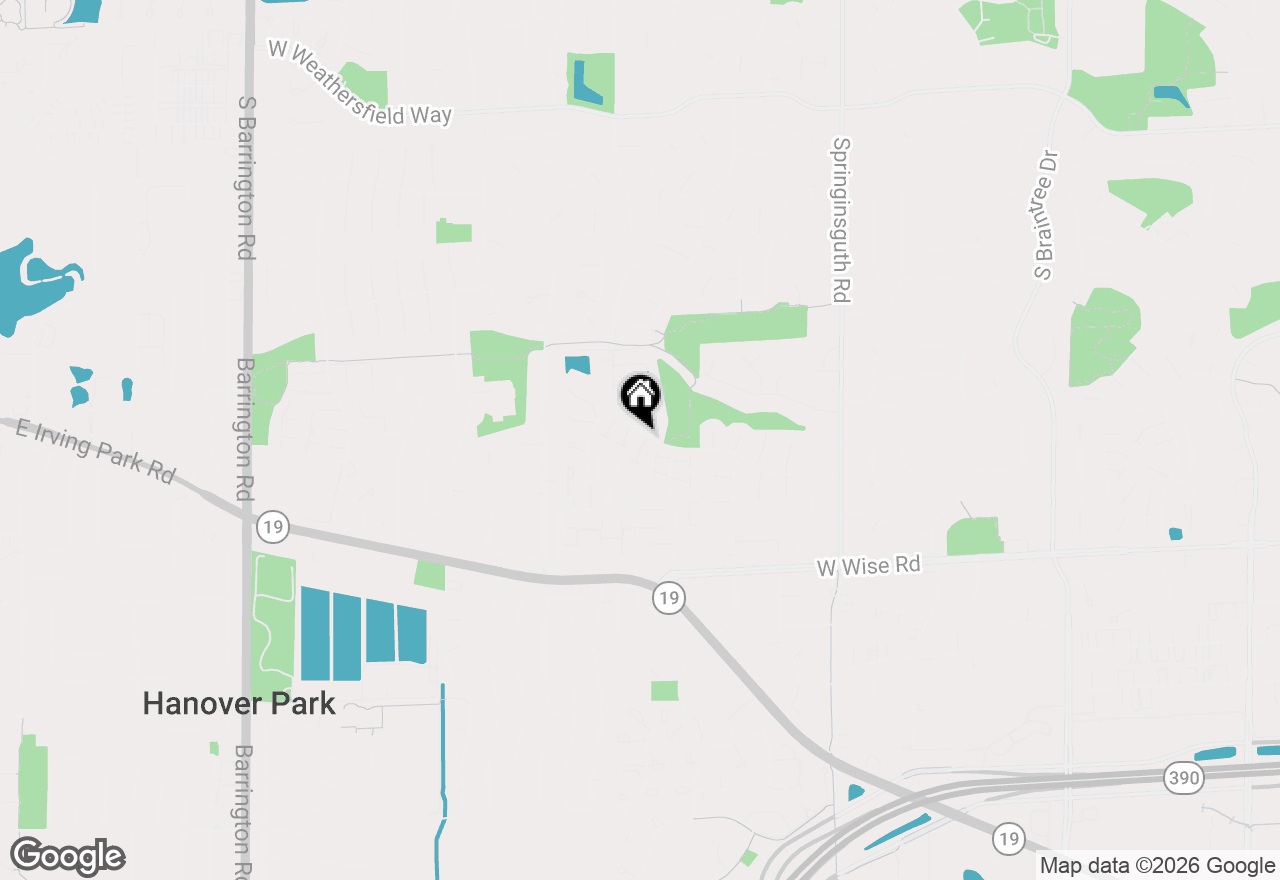 Map of 7594 Sarson Way, Hanover Park, IL 60133