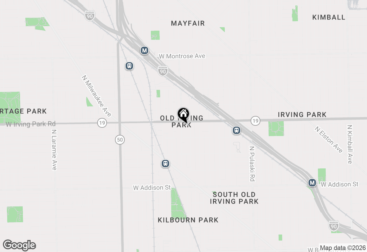 Map of 3943 N Kostner Avenue #2, Chicago, IL 60641