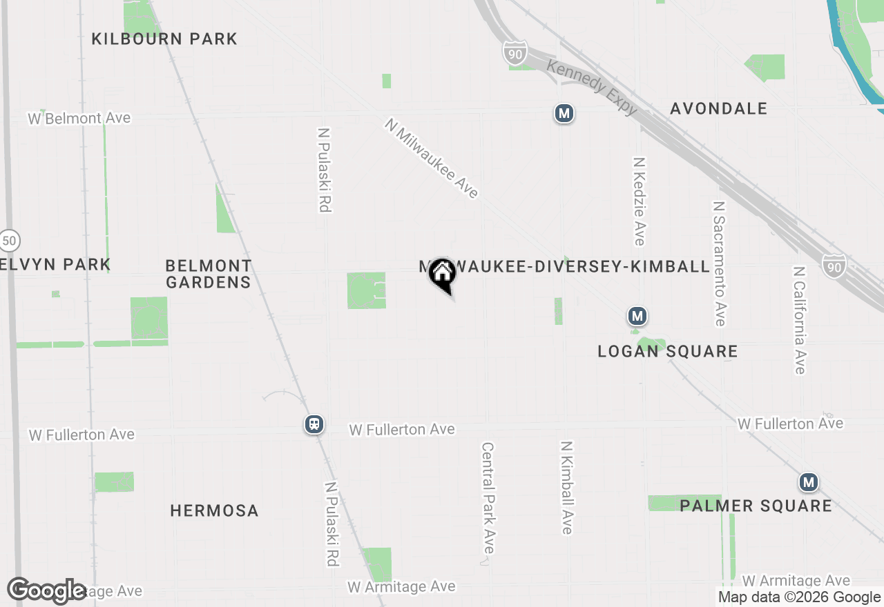 Map of 2706 N Lawndale Avenue, Chicago, IL 60647