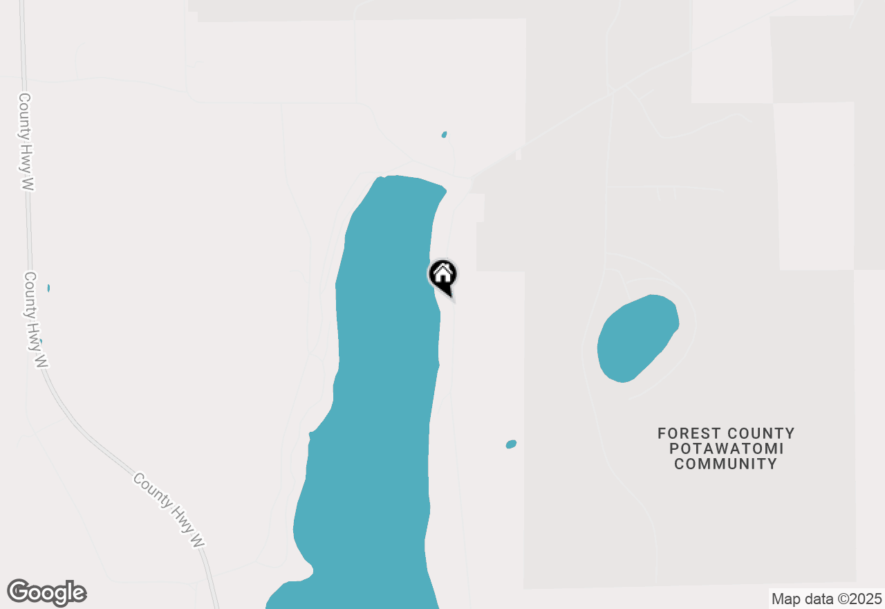 Map of 4839 Lake Lucerne Dr, Crandon, WI 54520