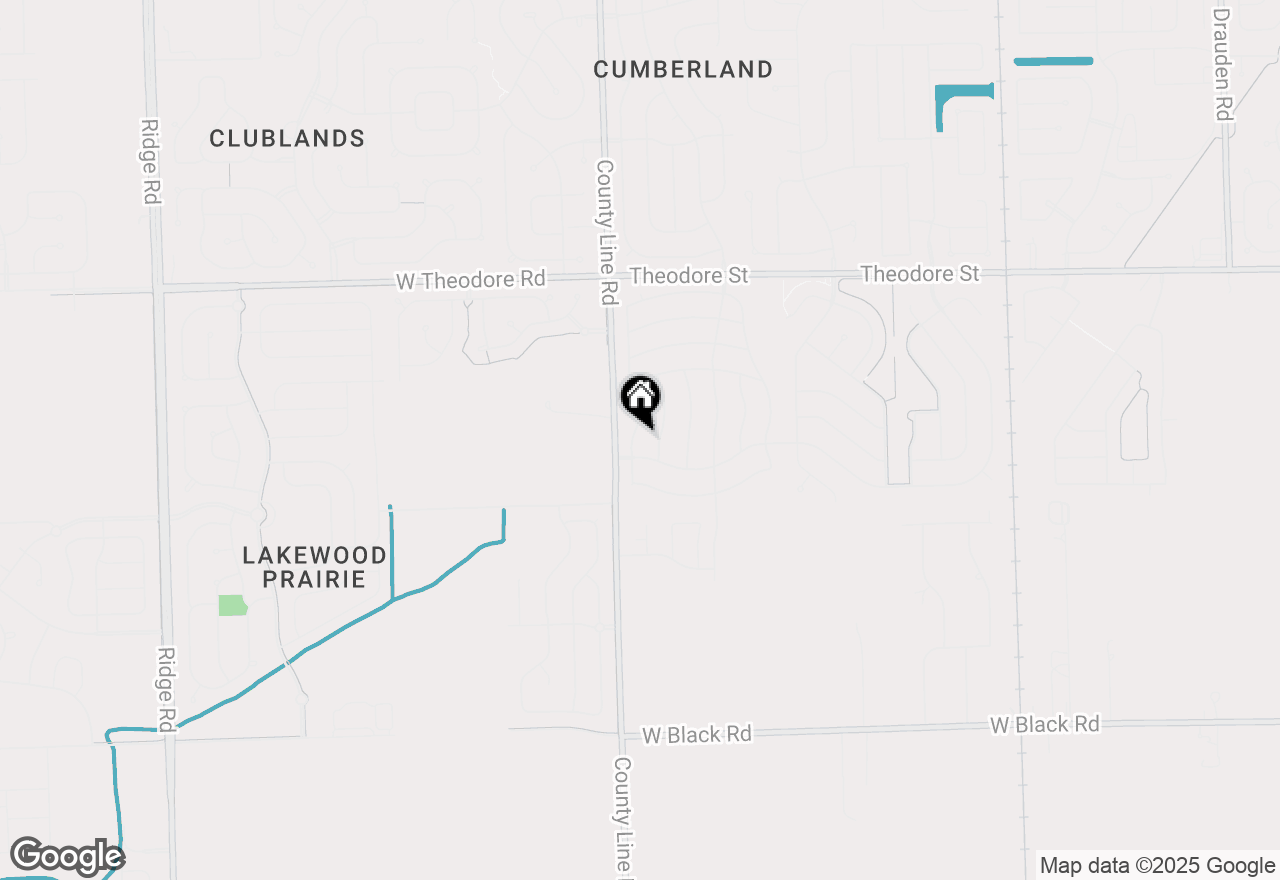 Map of 1306 Bassett Drive, Joliet, IL 60431