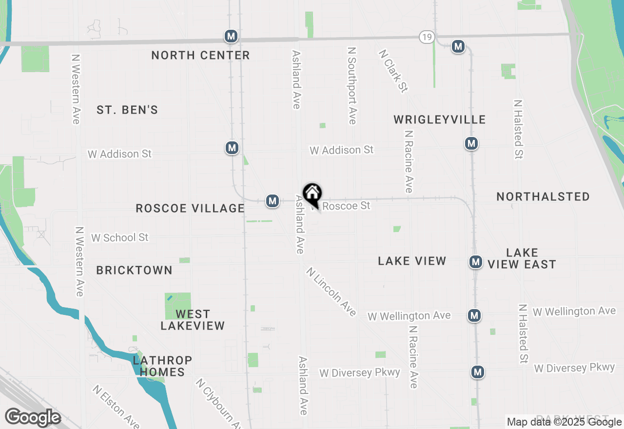 Map of 1534 W Henderson Street, Chicago, IL 60657