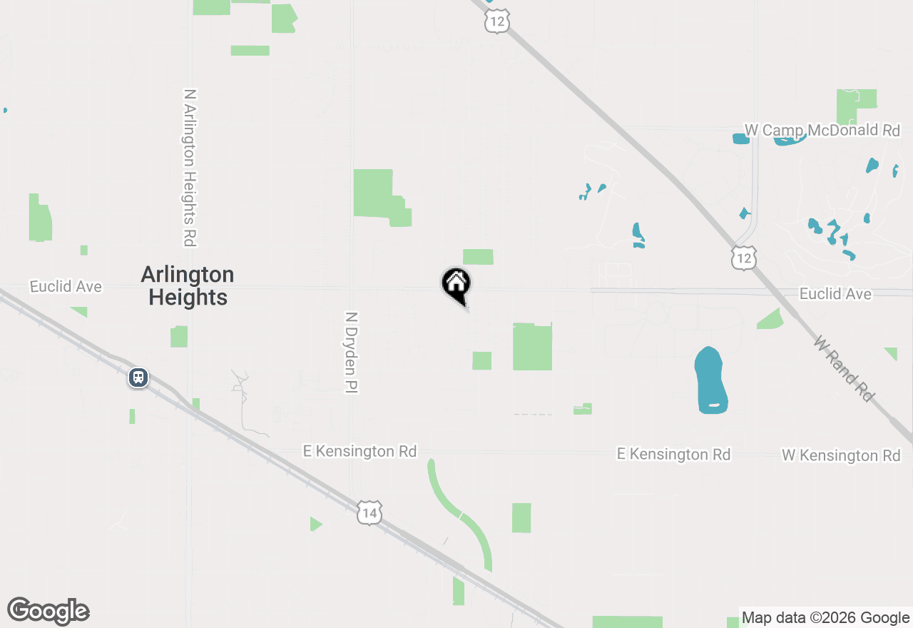 Map of 1501 E Fremont Street, Arlington Heights, IL 60004