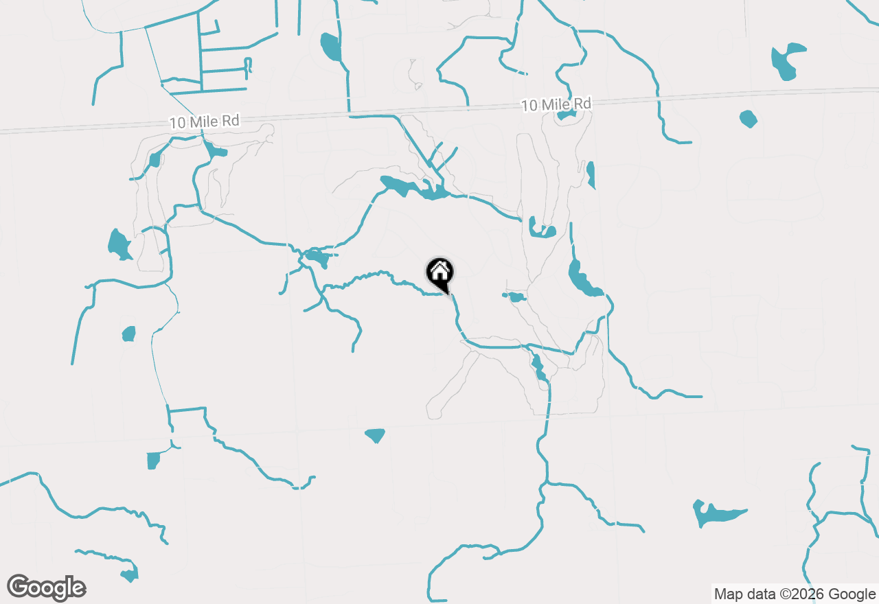Map of 22844 Indianwood Drive, South Lyon, MI 48178