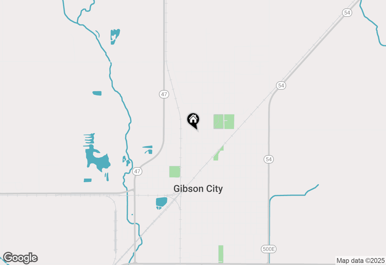 Map of 524 N State Street, Gibson City, IL 60936