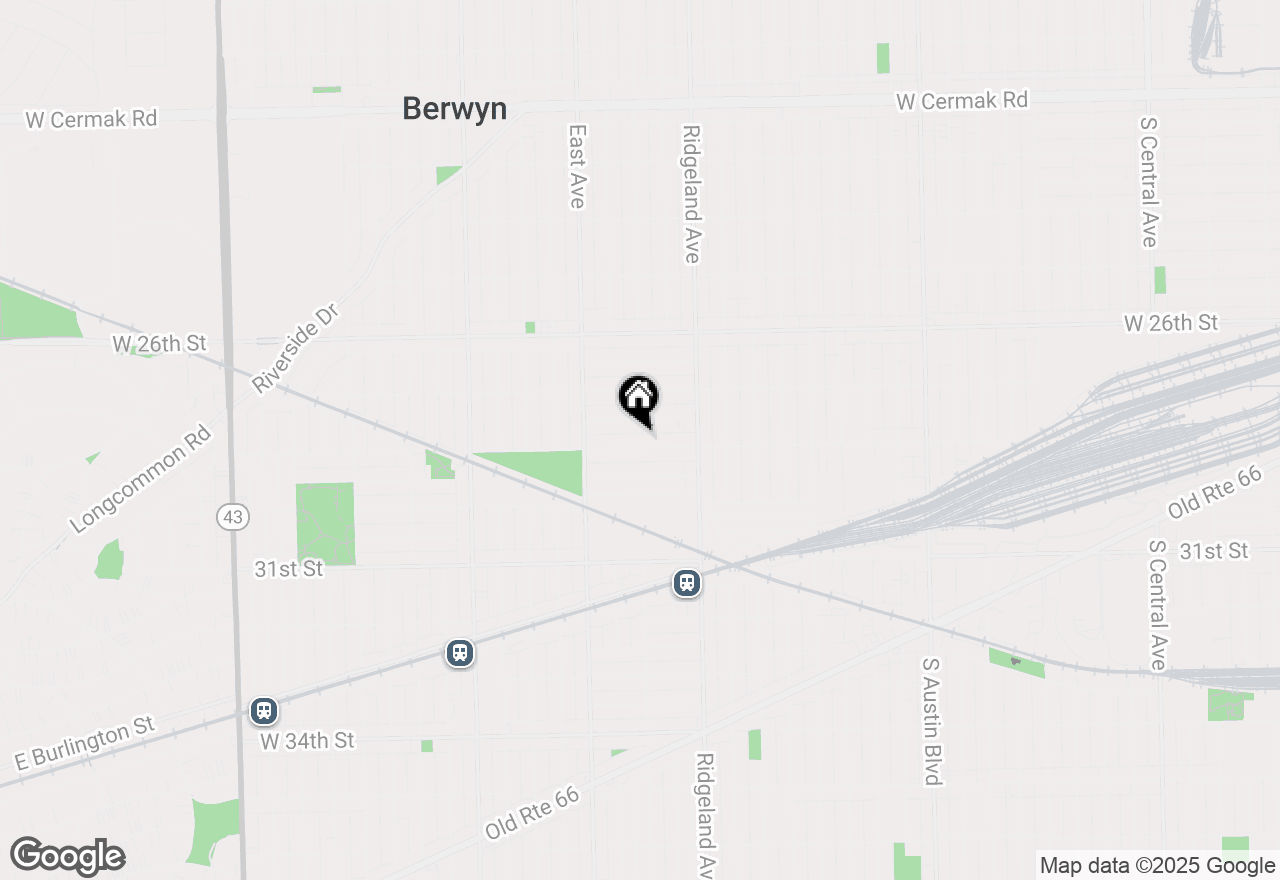 Map of 6453 28th Street, Berwyn, IL 60402