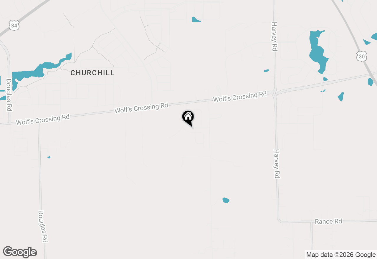 Map of 2407 Semillon Street, Oswego, IL 60543