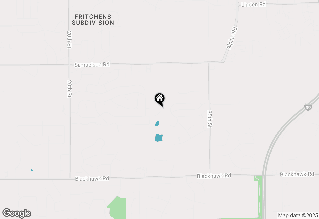 Map of 3838 Golden Prairie Avenue, Rockford, IL 61109