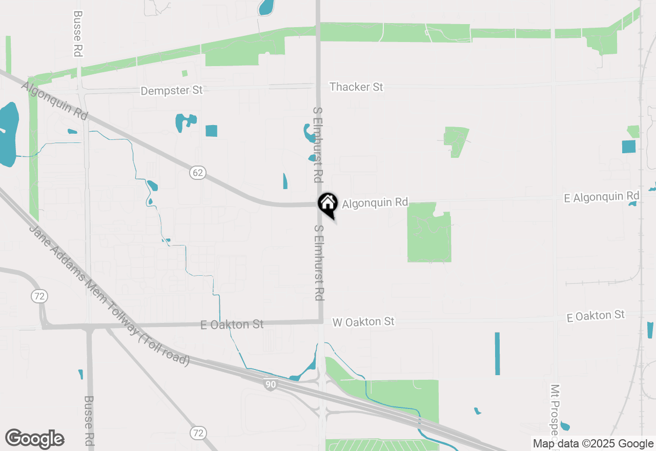 Map of 1263 Elmhurst Road, Des Plaines, IL 60018