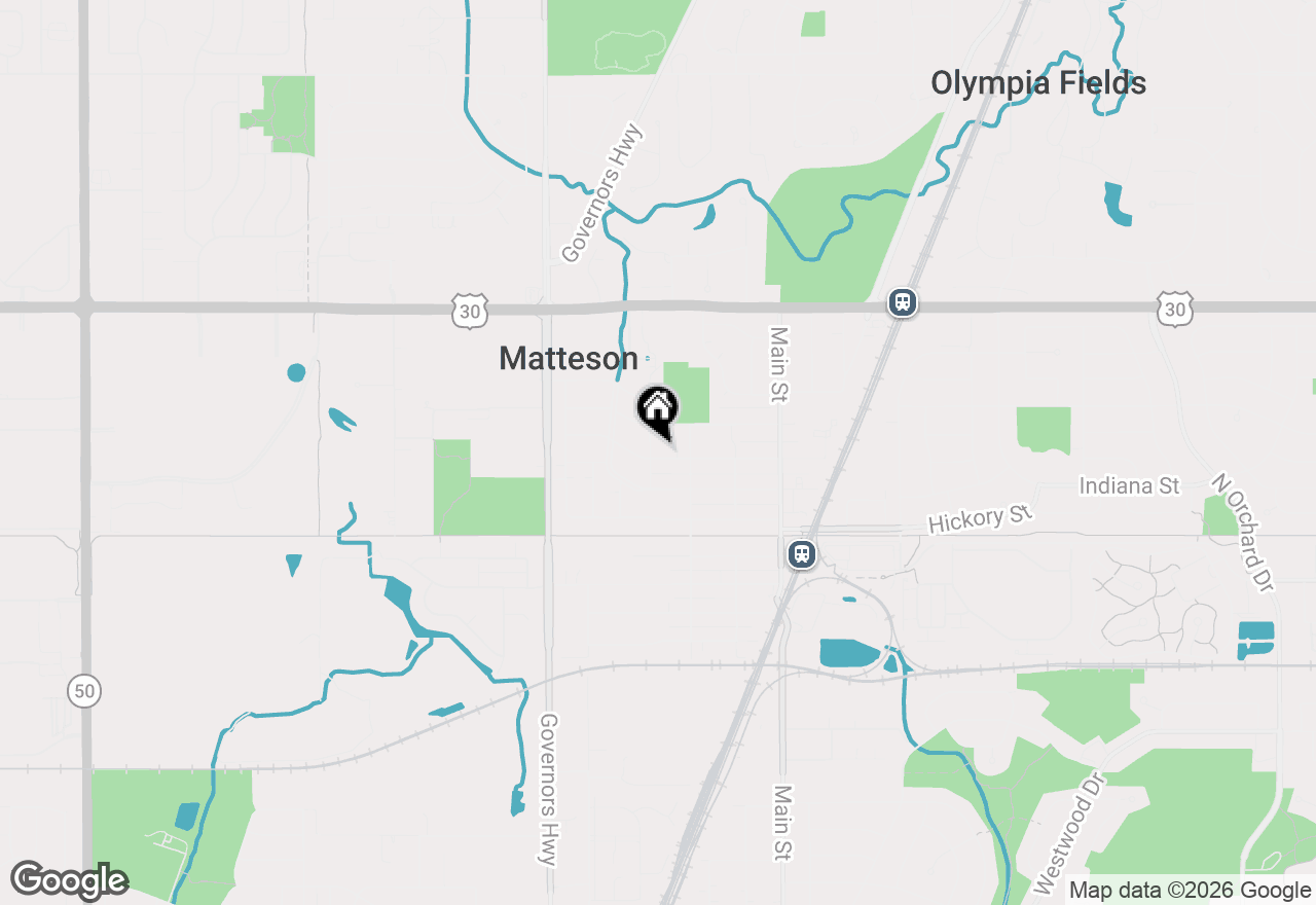 Map of 3802 213th Place, Matteson, IL 60443