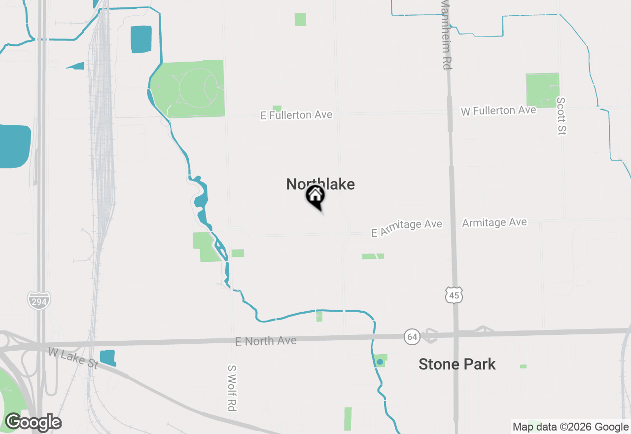 Map of 232 E Village Drive, Northlake, IL 60164