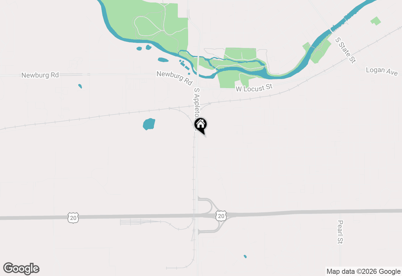 Map of 1240 S Appleton Road, Belvidere, IL 61008