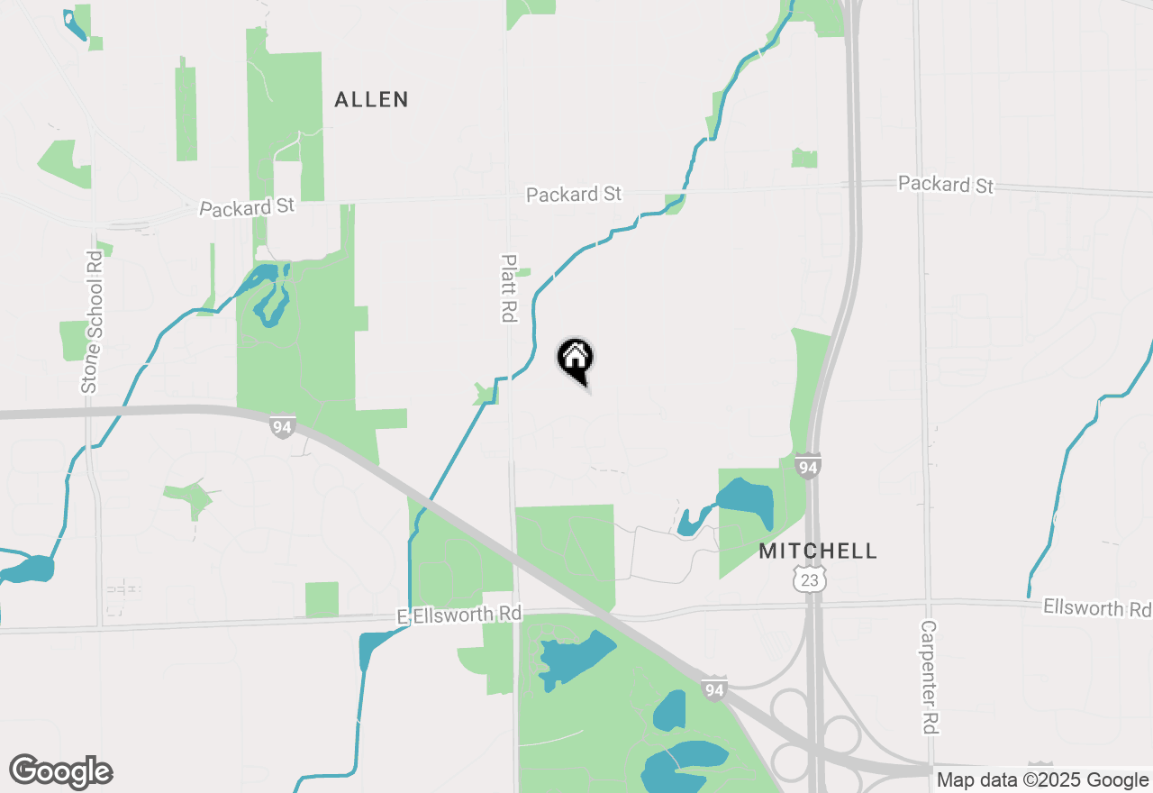 Map of 3120 Lorraine Street, Ann Arbor, MI 48108