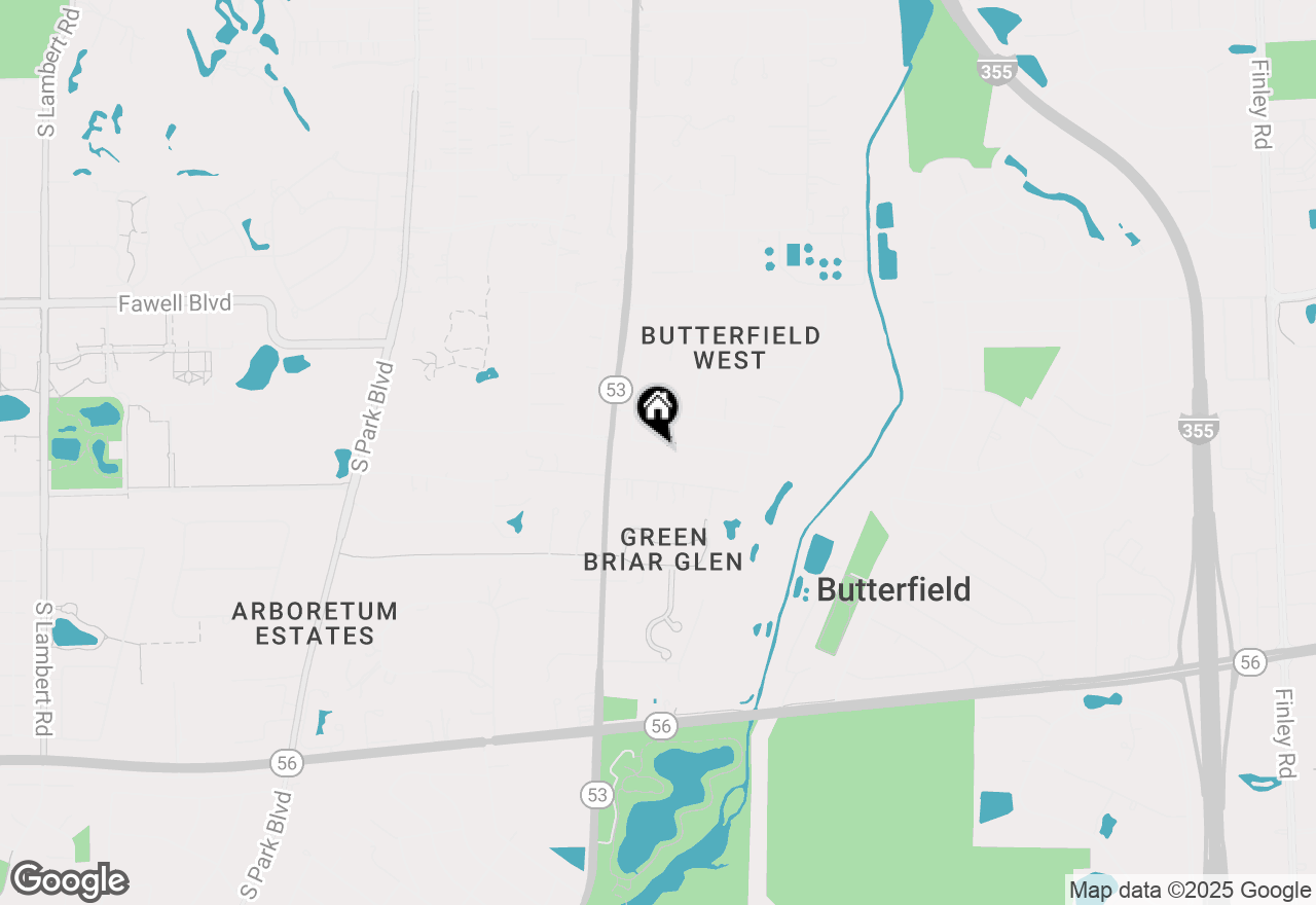 Map of 21W745 Glen Valley Drive, Glen Ellyn, IL 60137