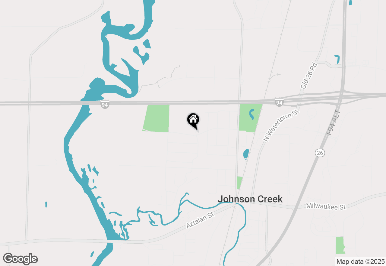 Map of 404 Midge St, Johnson Creek, WI 53038