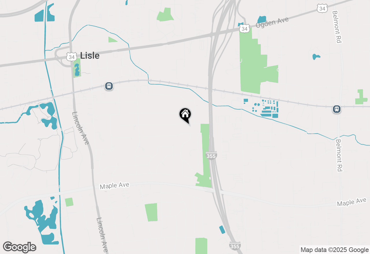 Map of 571 Hitchcock Avenue, Lisle, IL 60532