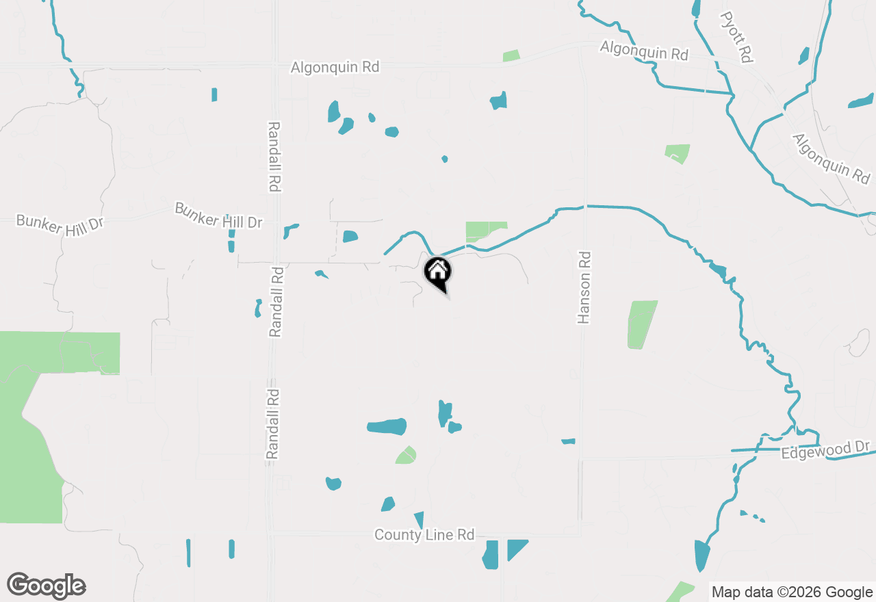 Map of 681 Majestic Drive, Algonquin, IL 60102