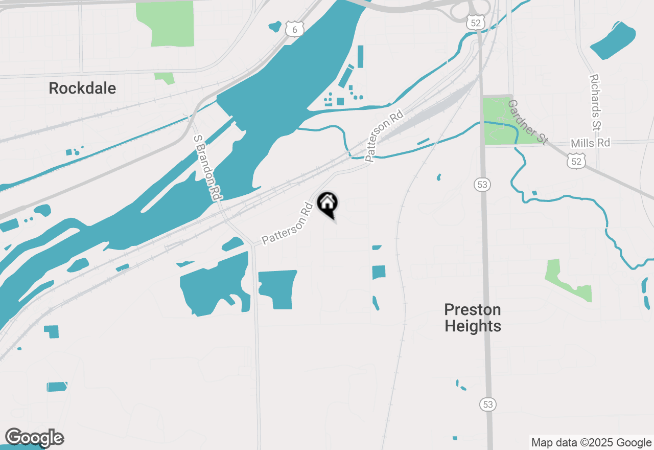 Map of 510 Sehring Street, Joliet, IL 60436