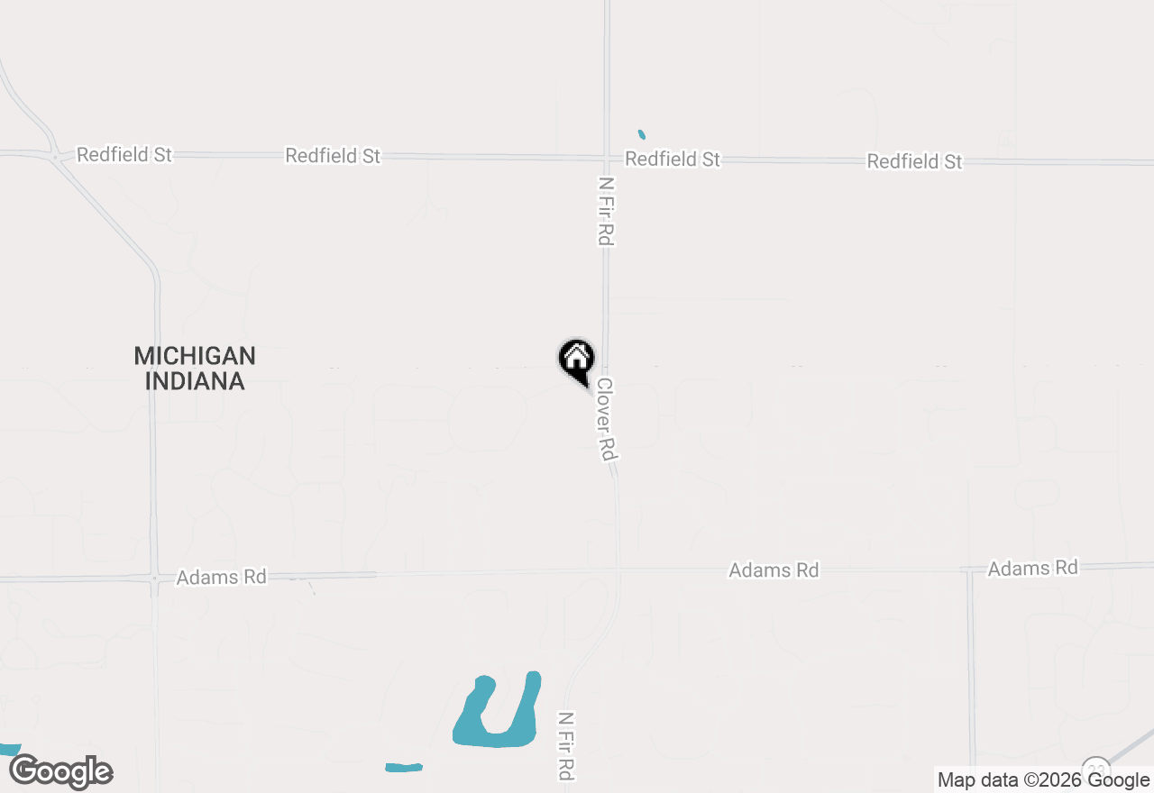 Map of 14970 Woodford Lot 20 Trail #20, Granger, IN 46530