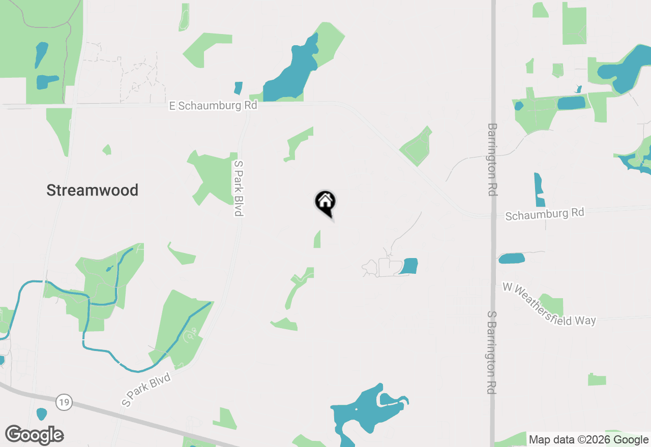 Map of 10 Ash Court, Streamwood, IL 60107