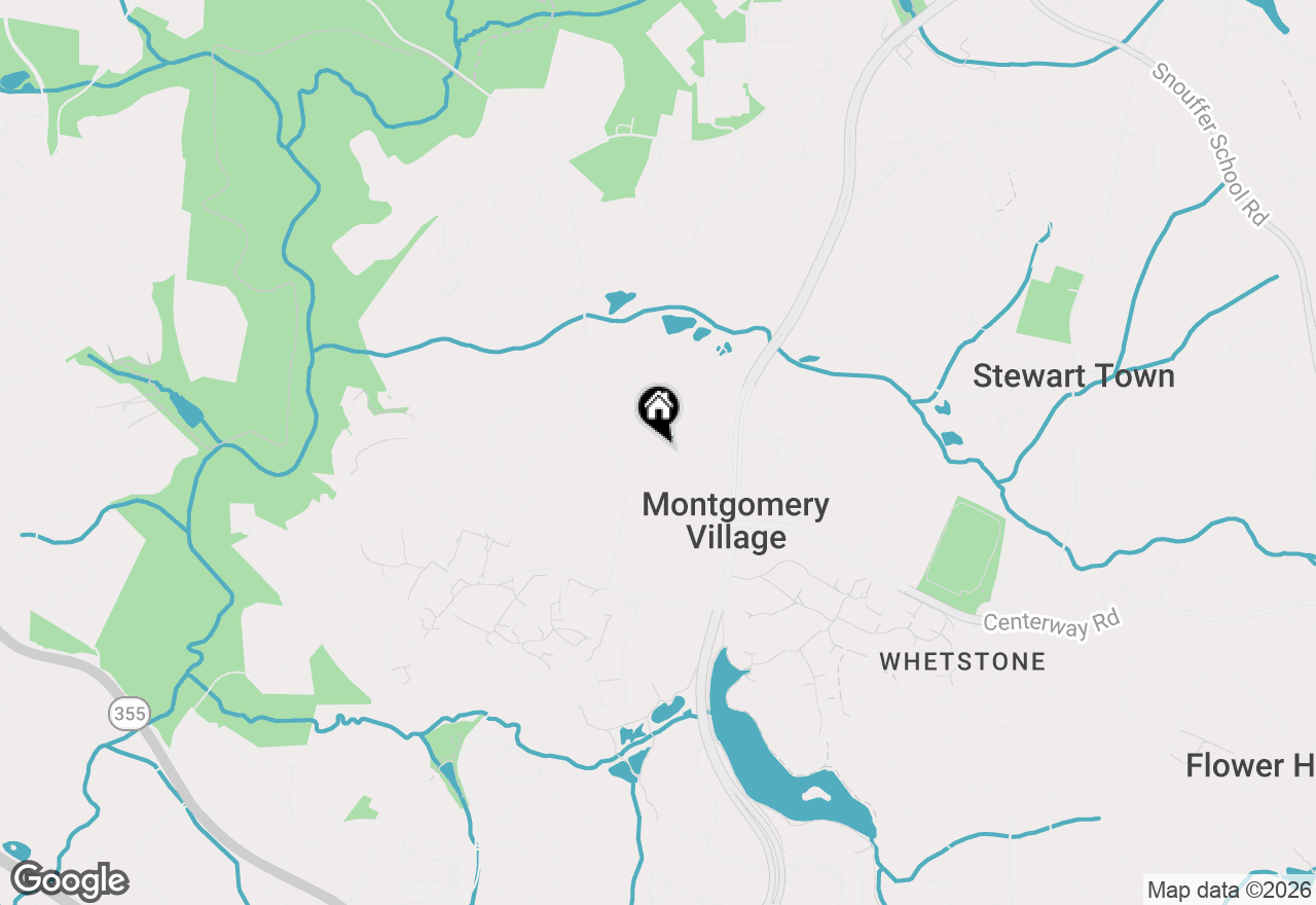 Map of 10283 Ridgeline Drive, Montgomery Village, MD 20886