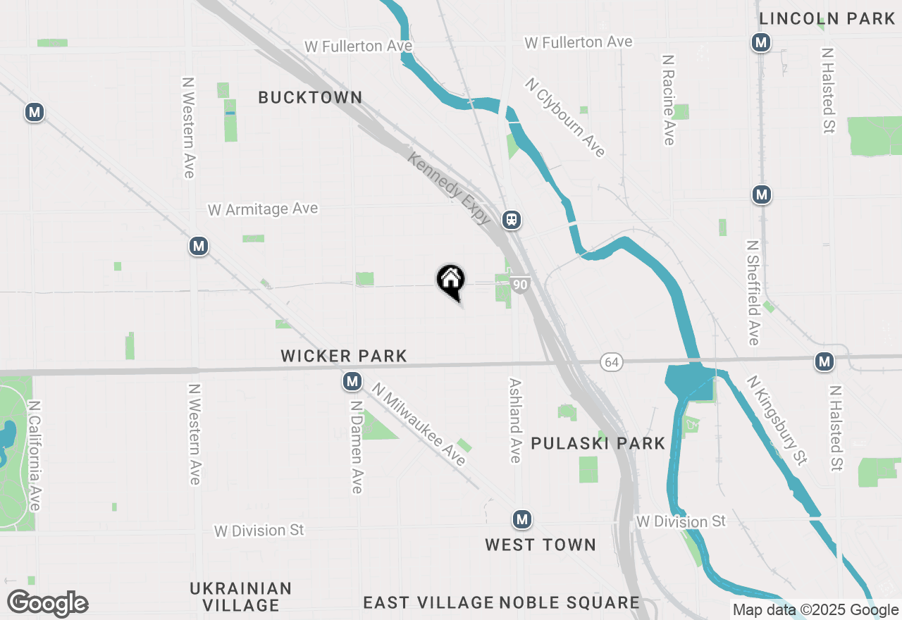 Map of 1720 N Hermitage Avenue, Chicago, IL 60622