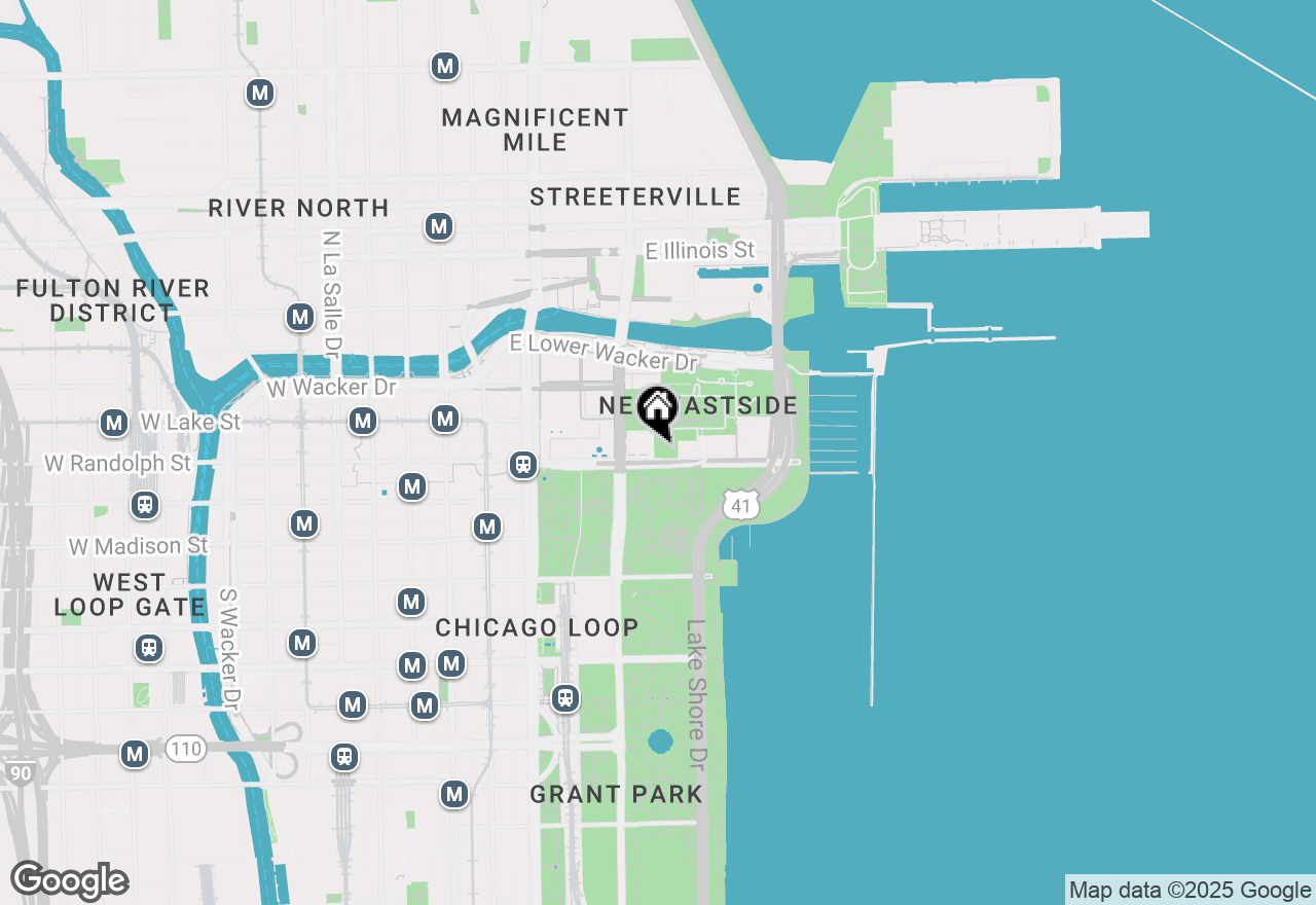 Map of 340 E Randolph Street #3005, Chicago, IL 60601