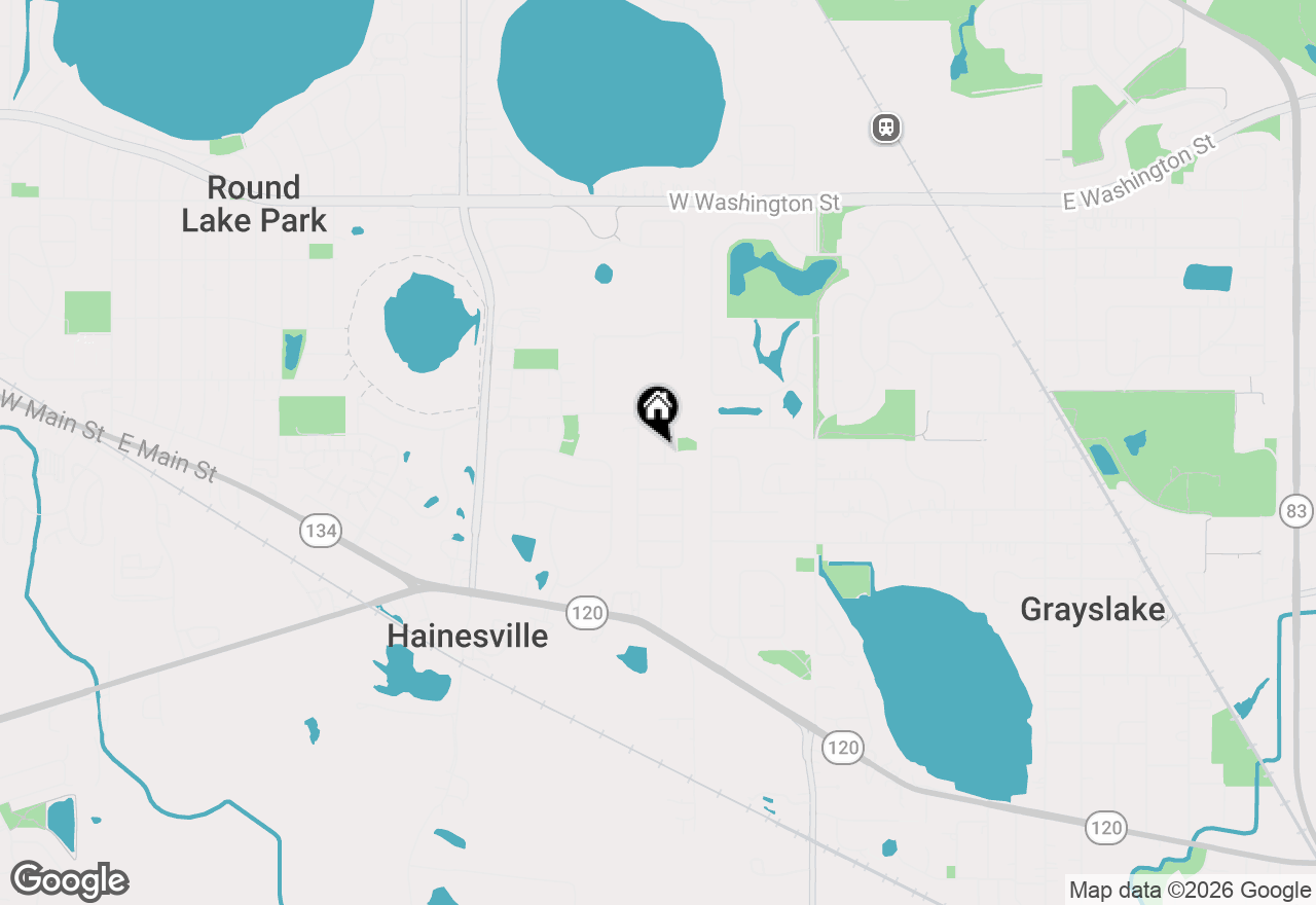 Map of 224 Deerview Drive, Hainesville, IL 60030