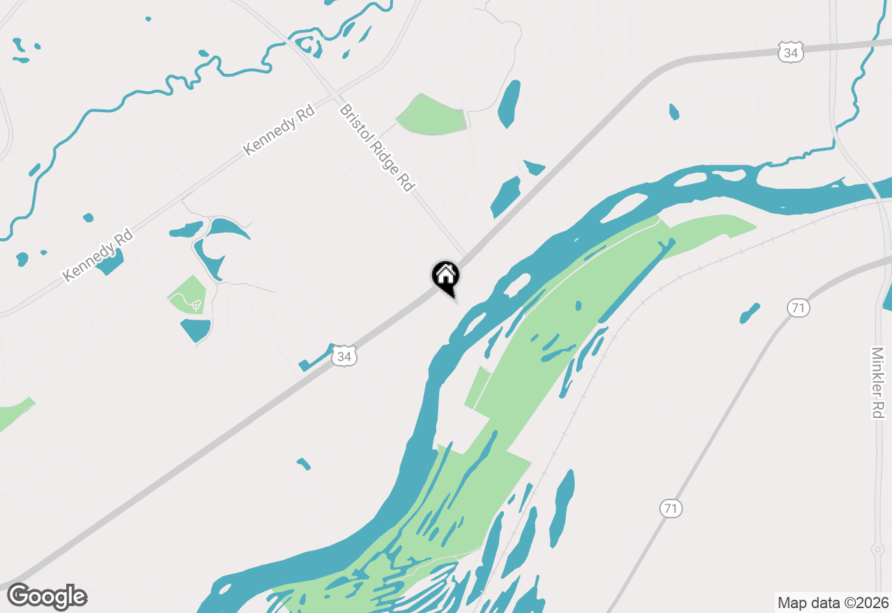 Map of 21 Canyon Court, Yorkville, IL 60560