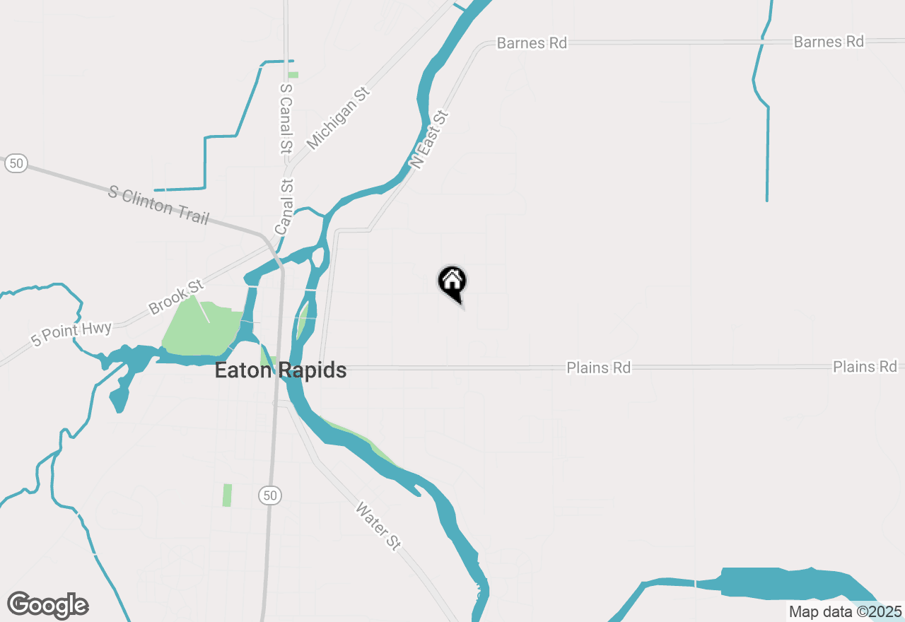 Map of 104 Kilkelly Street, Eaton Rapids, MI 48827