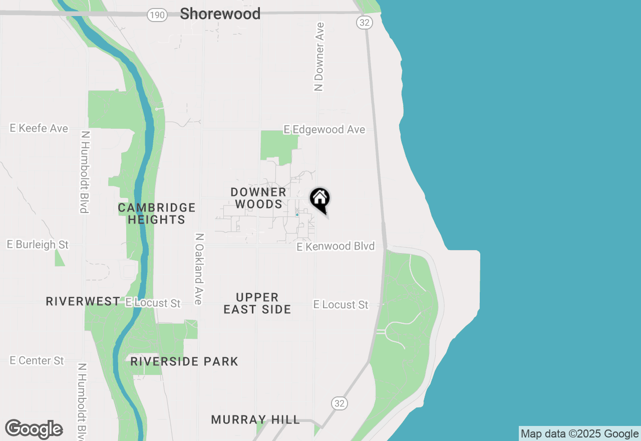 Map of 3222 N Downer Ave #3224, Milwaukee, WI 53211