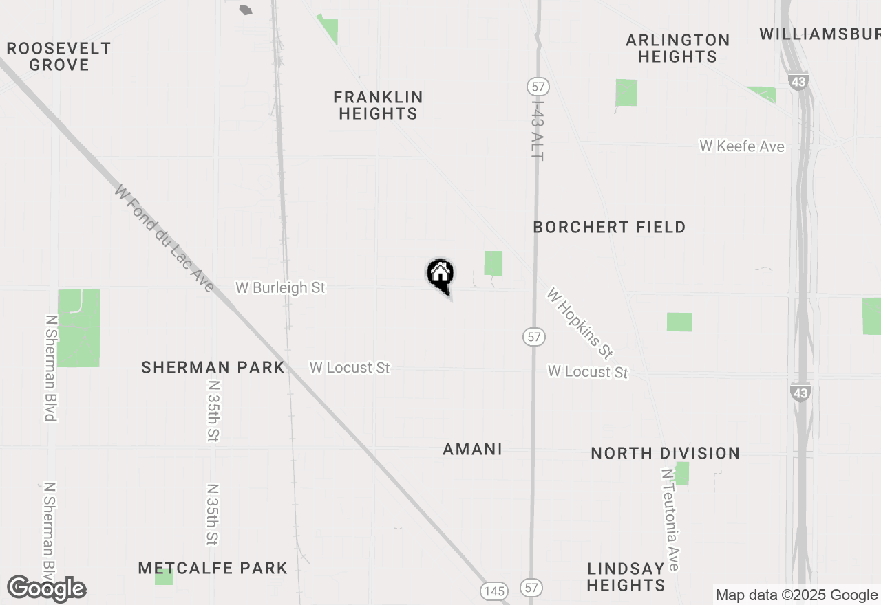 Map of 3050 N 24th Pl, Milwaukee, WI 53206